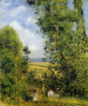 カミーユ・ピサロ Painting - 森のポントワーズで休む 1878年 カミーユ・ピサロ